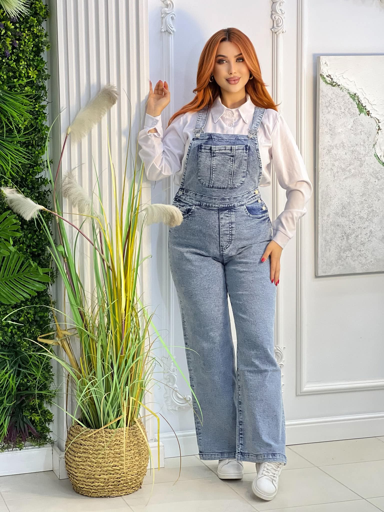 Salopette jeans