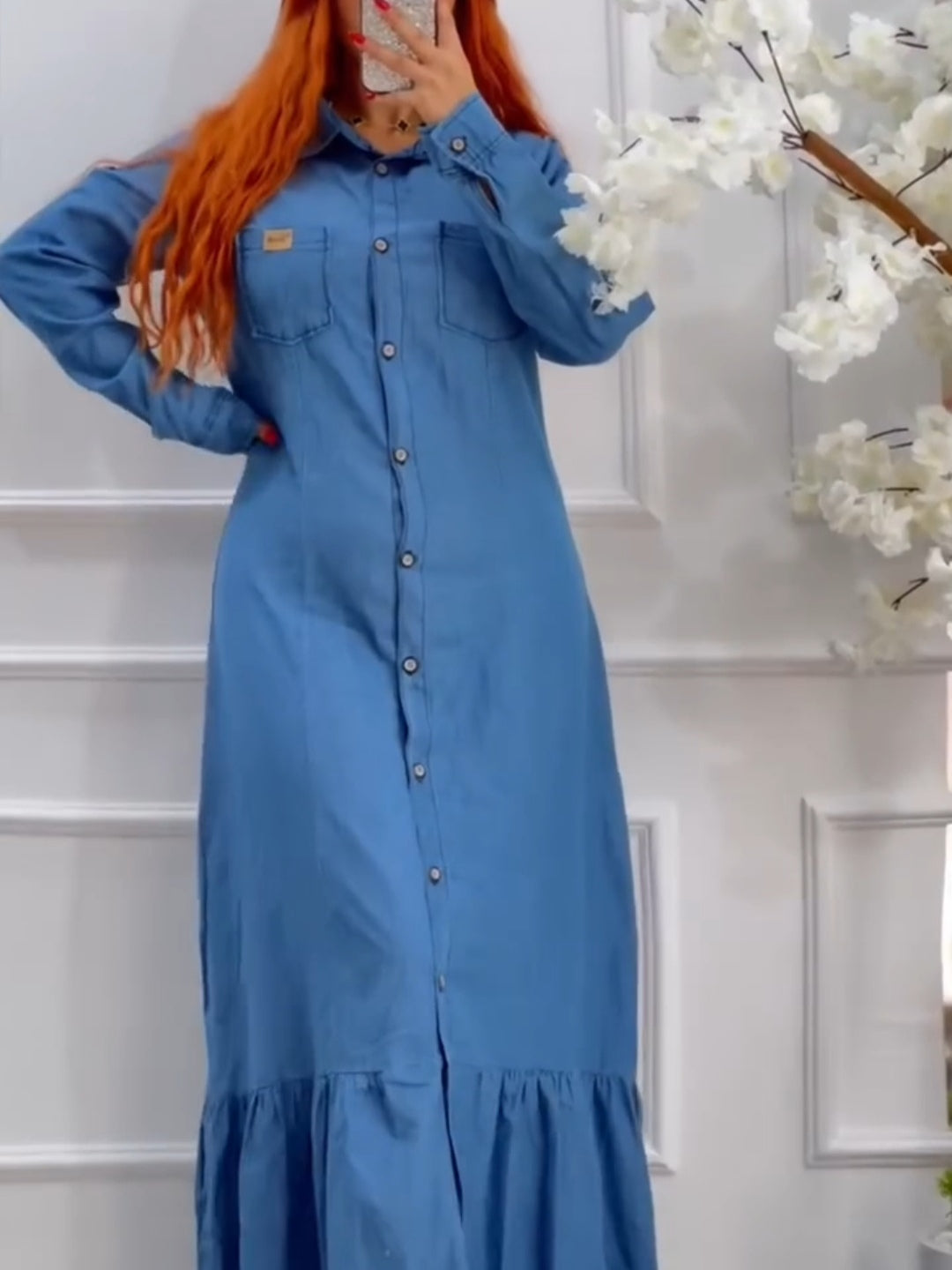 Robe jeans
