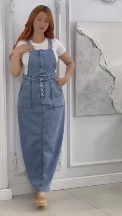Salopette jeans