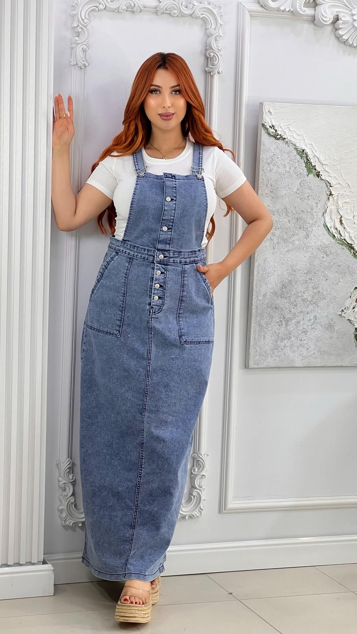 Salopette jeans
