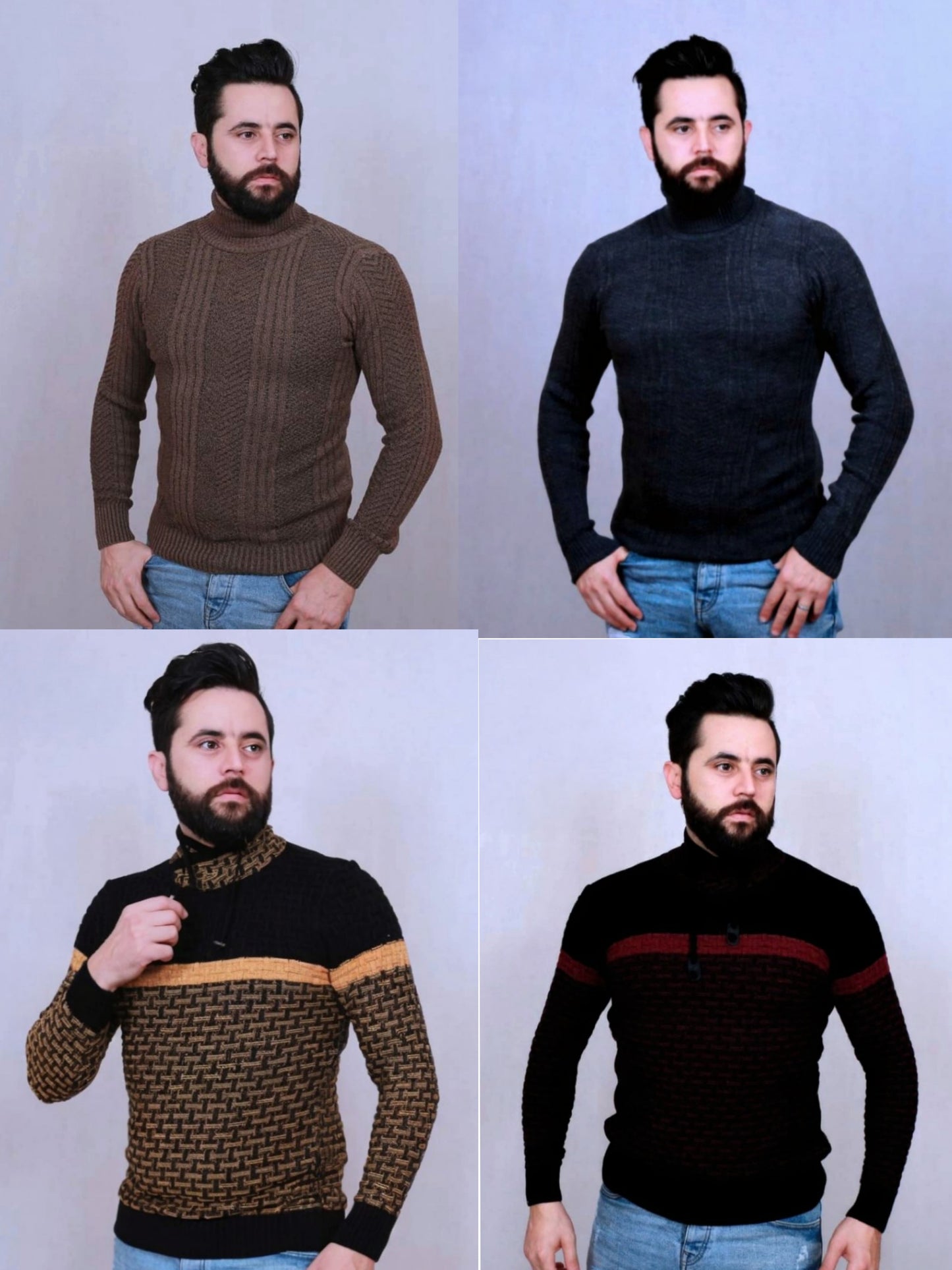 Collection Maille Premium : Col Roulé & Col Cordon (Hiver 2025)
