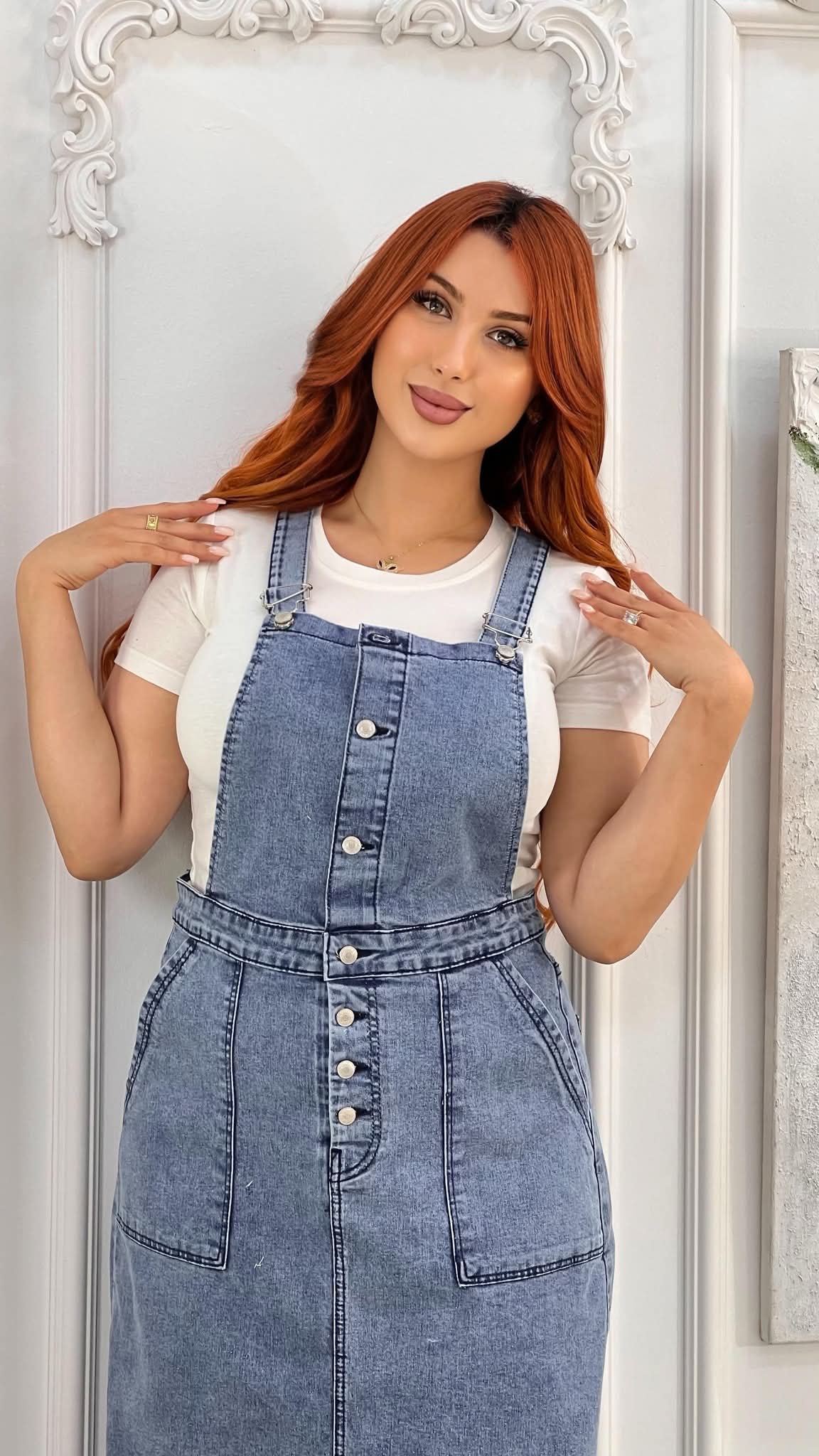 Salopette jeans