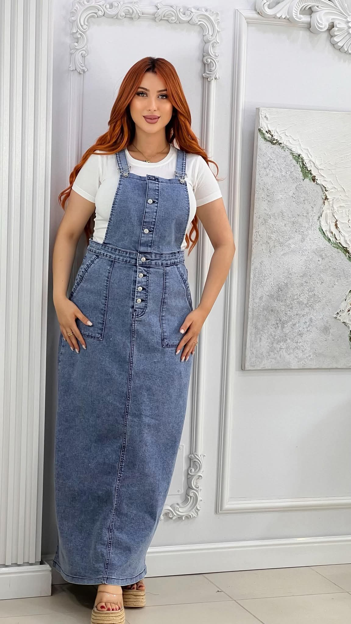 Salopette jeans
